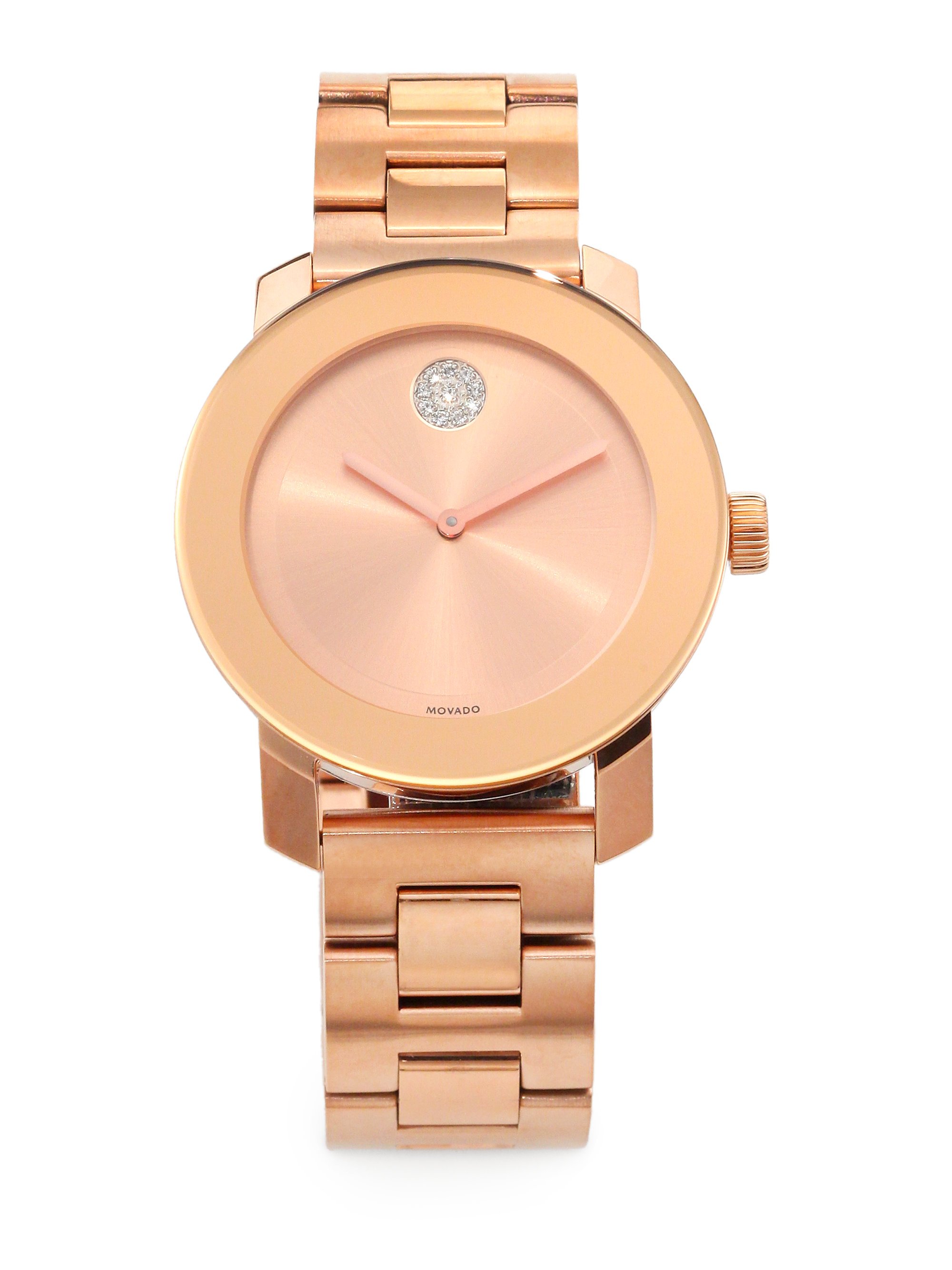 pink movado watch