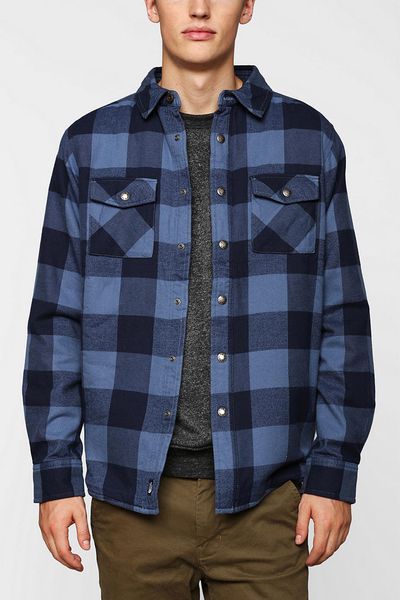 Urban Outfitters The North Face Stone Cat Lined Flannel Shirt Jacket in ...