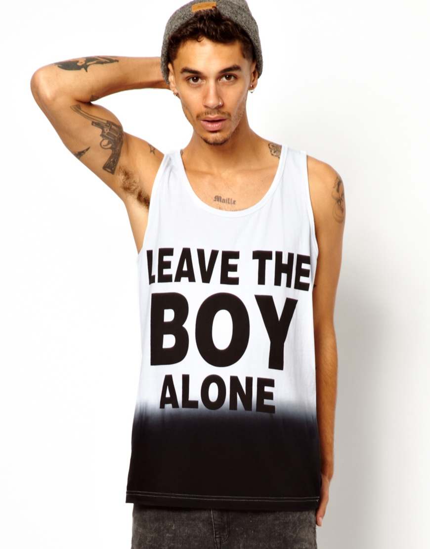 boy london t shirt in dip dye boy london t shirt in dip dye