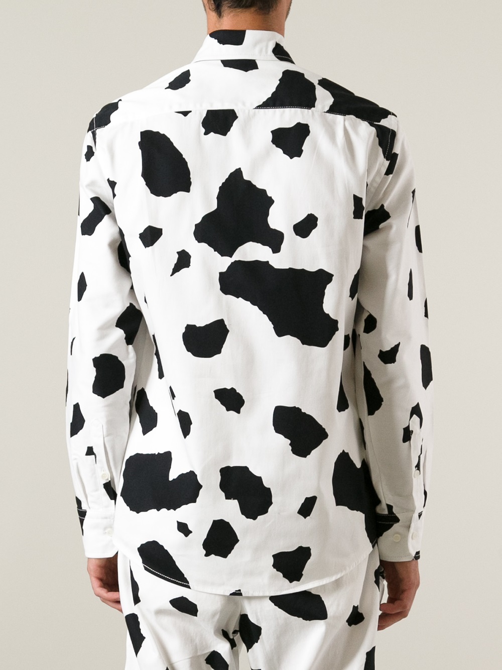 Lyst - Bernhard Willhelm Cow Print Shirt in Black for Men
