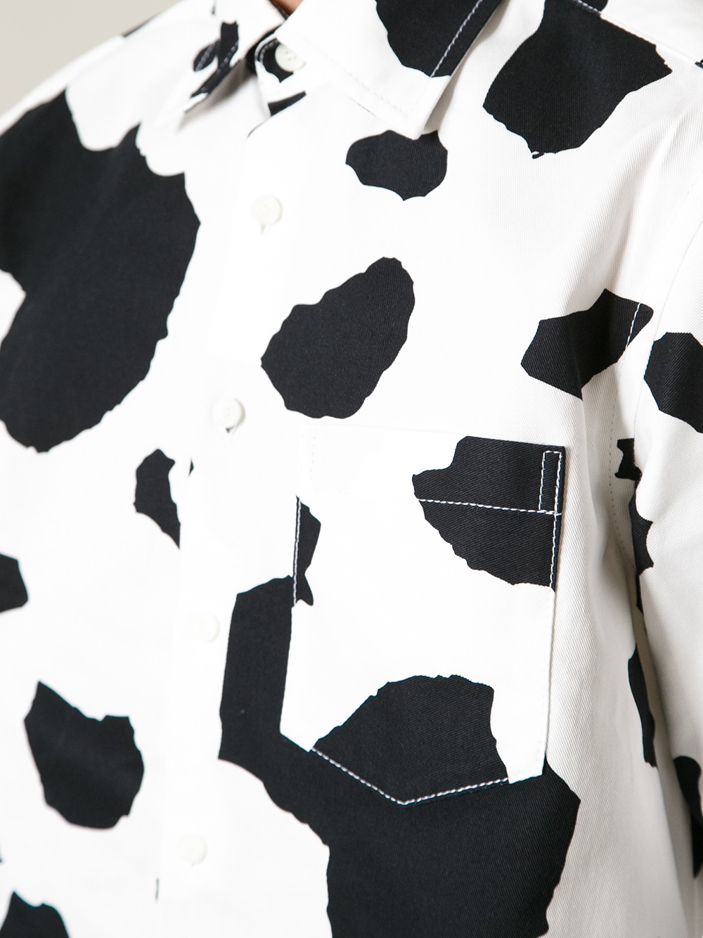 cow print shirt men