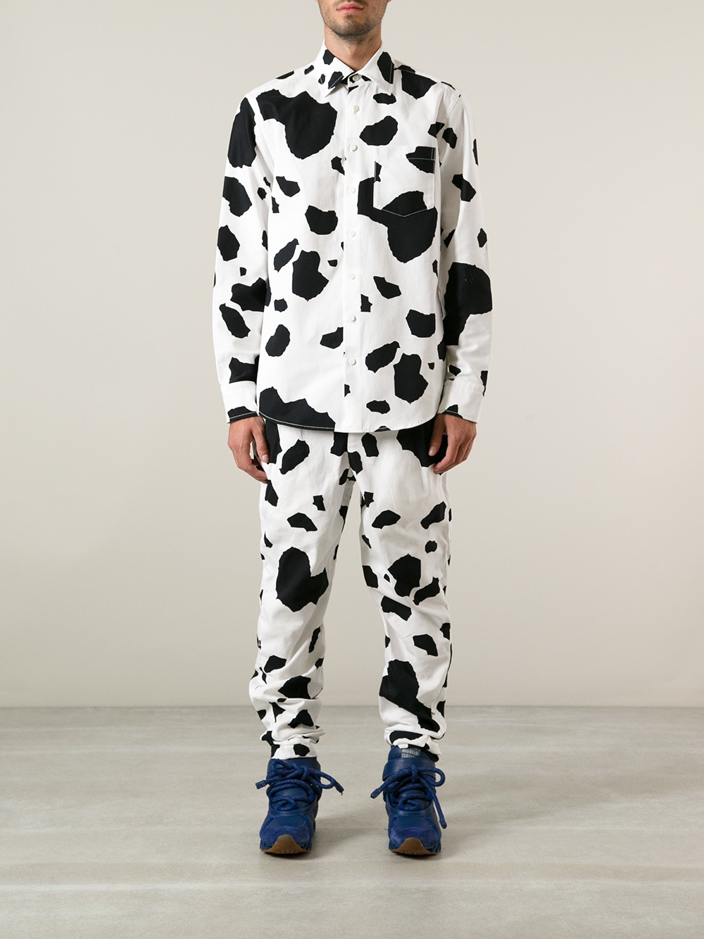 Lyst Bernhard Willhelm Cow Print Trouser In White For Men lyst-bernhard-willhelm-cow-print-trouser-in-white-for-men