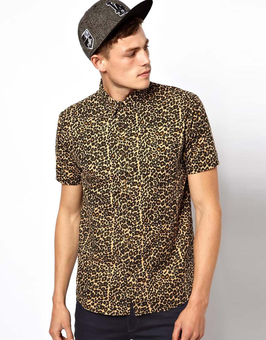 Dolce & gabbana Brave Soul Shirt in Leopard Print in Brown for Men | Lyst