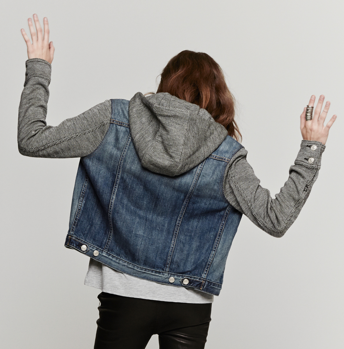 Jean Jacket With Hoodie For Women - Jacket To