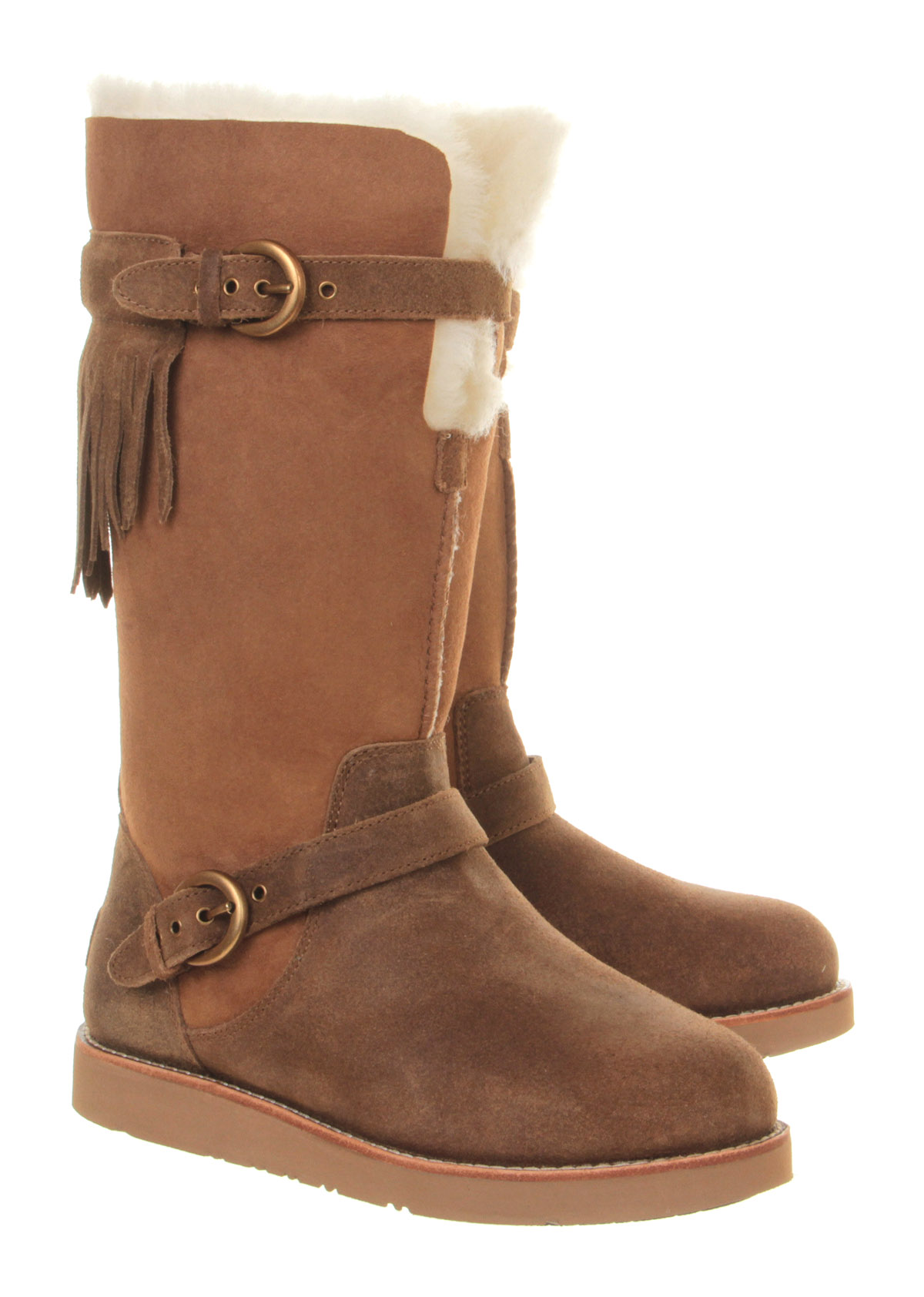 mid calf uggs chestnut