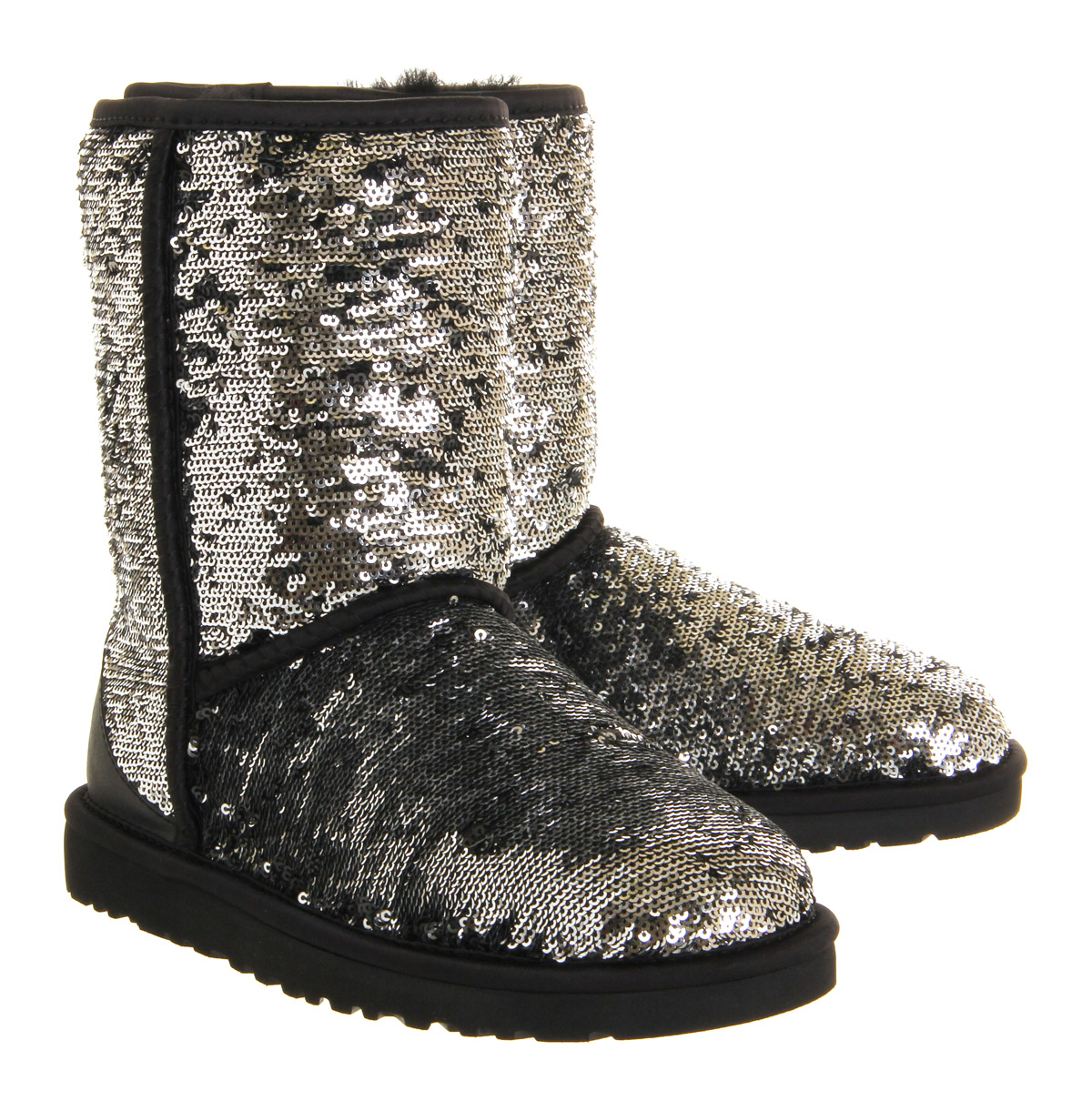 black and silver ugg boots black and silver ugg boots