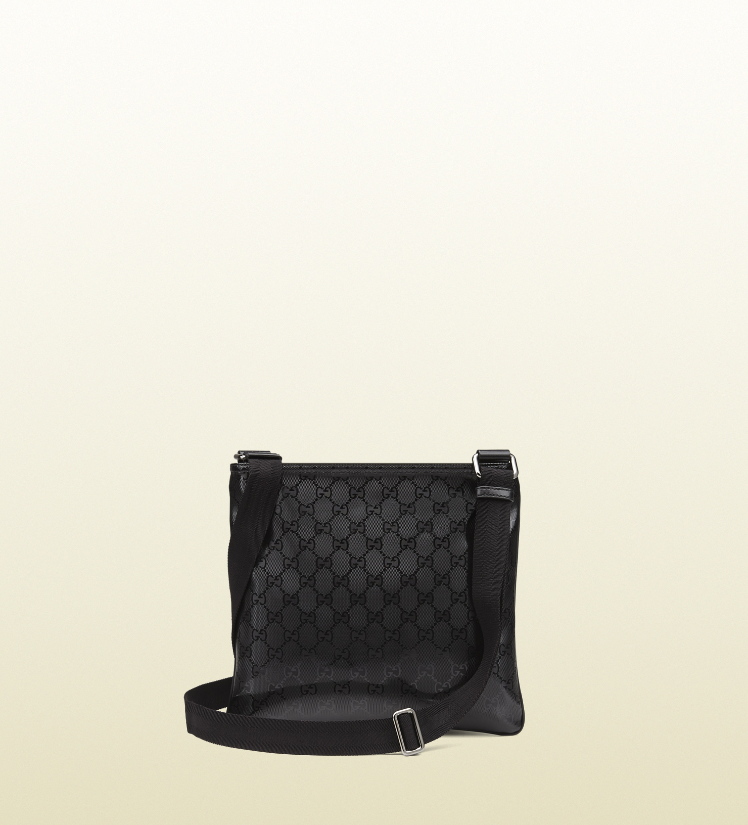 Lyst - Gucci Gg Imprimé Flat Messenger Bag in Black for Men