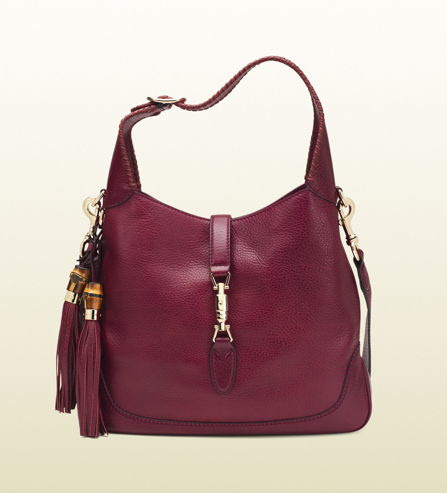 Lyst - Gucci New Jackie Leather Shoulder Bag in Red