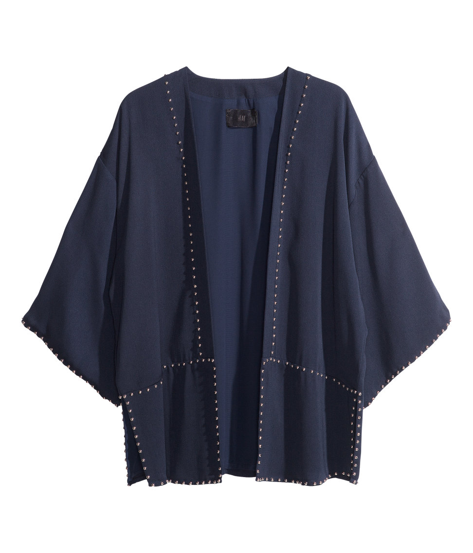Lyst H&M Kimono in Blue