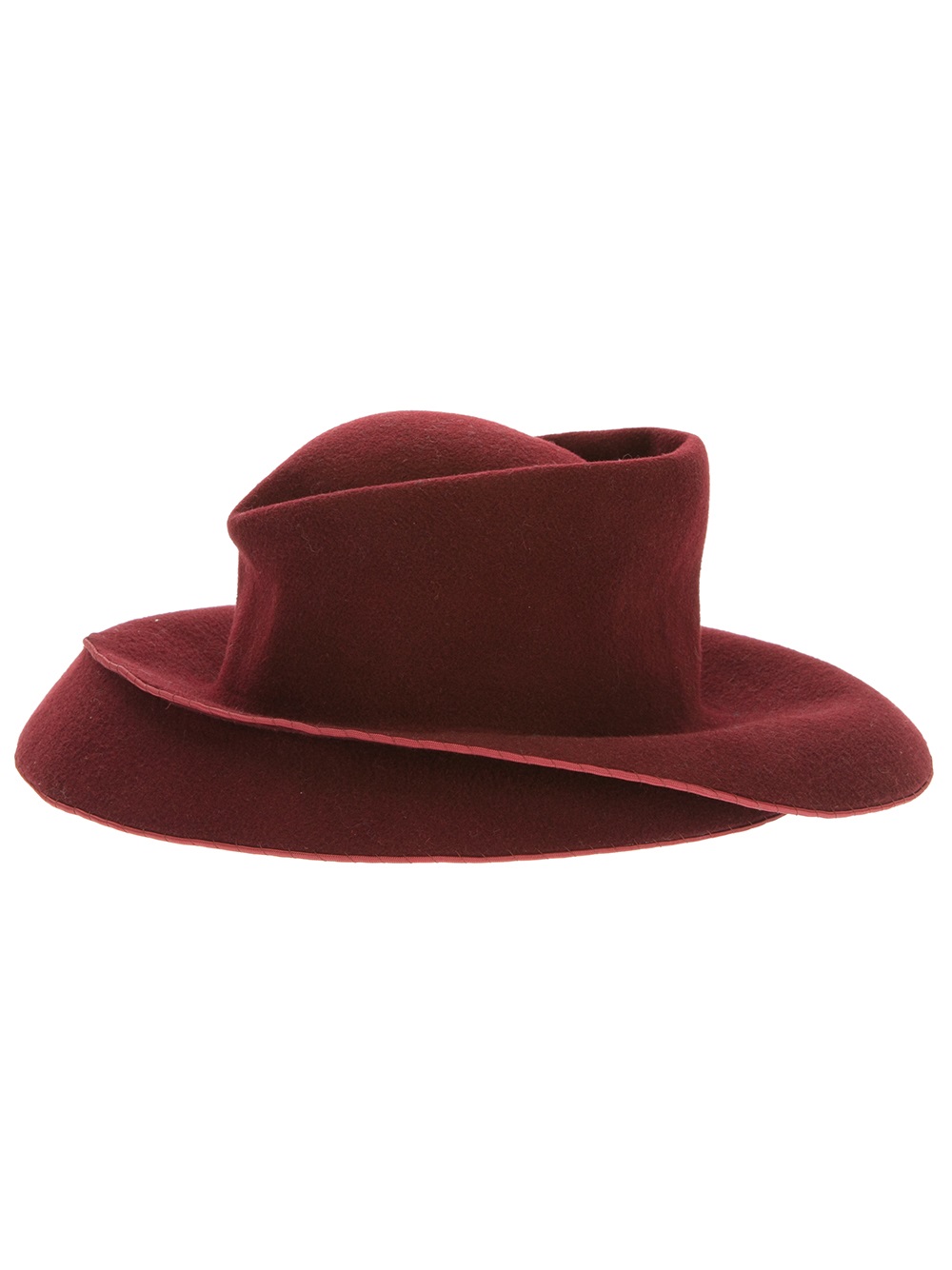 Lyst - Katharina M Wide Brim Hat in Red