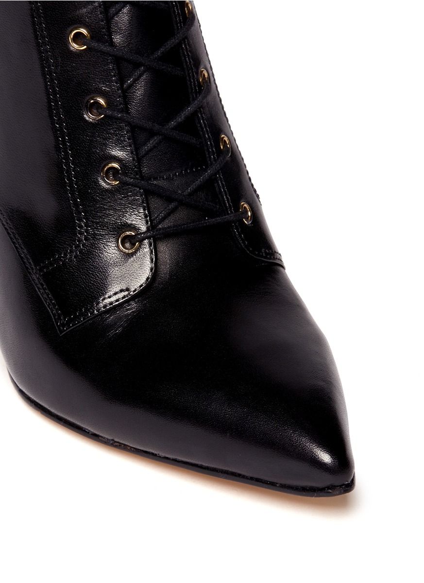 michael kors tamara lace up bootie