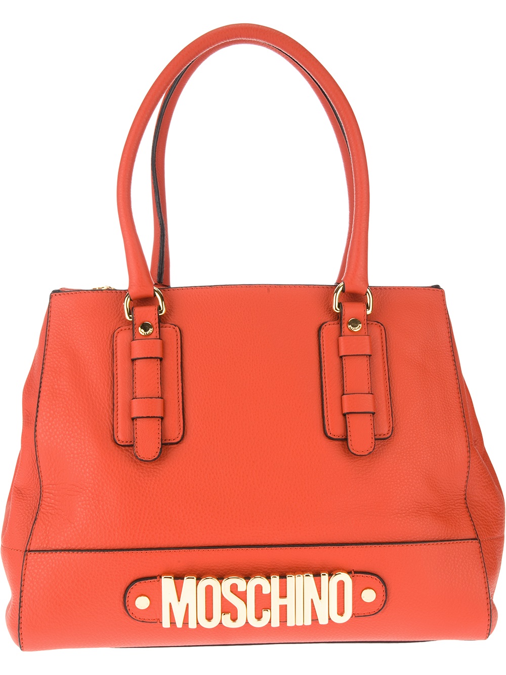 Moschino Logo Bag in Orange Lyst