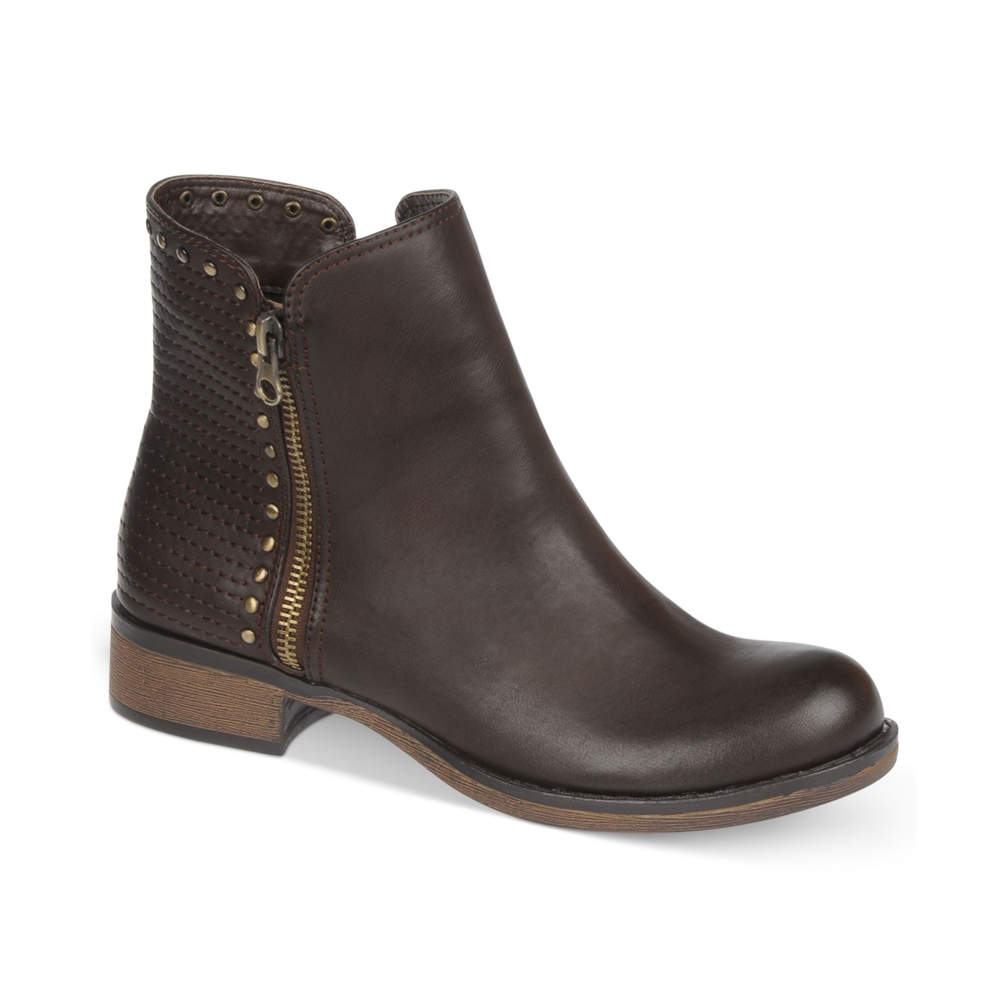 Fergie Fergalicious Boots Embody Booties in Brown (Dark Brown) | Lyst