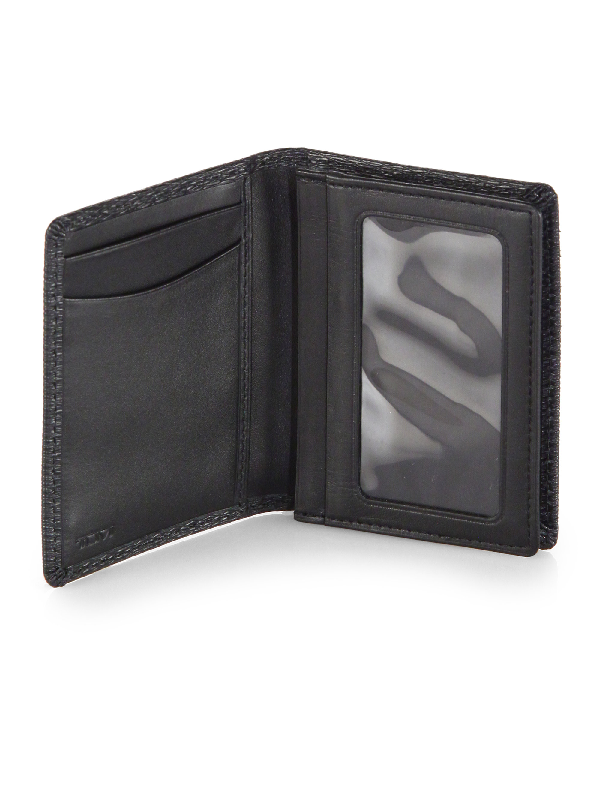 Lyst - Tumi Gusseted Card Case in Black for Men