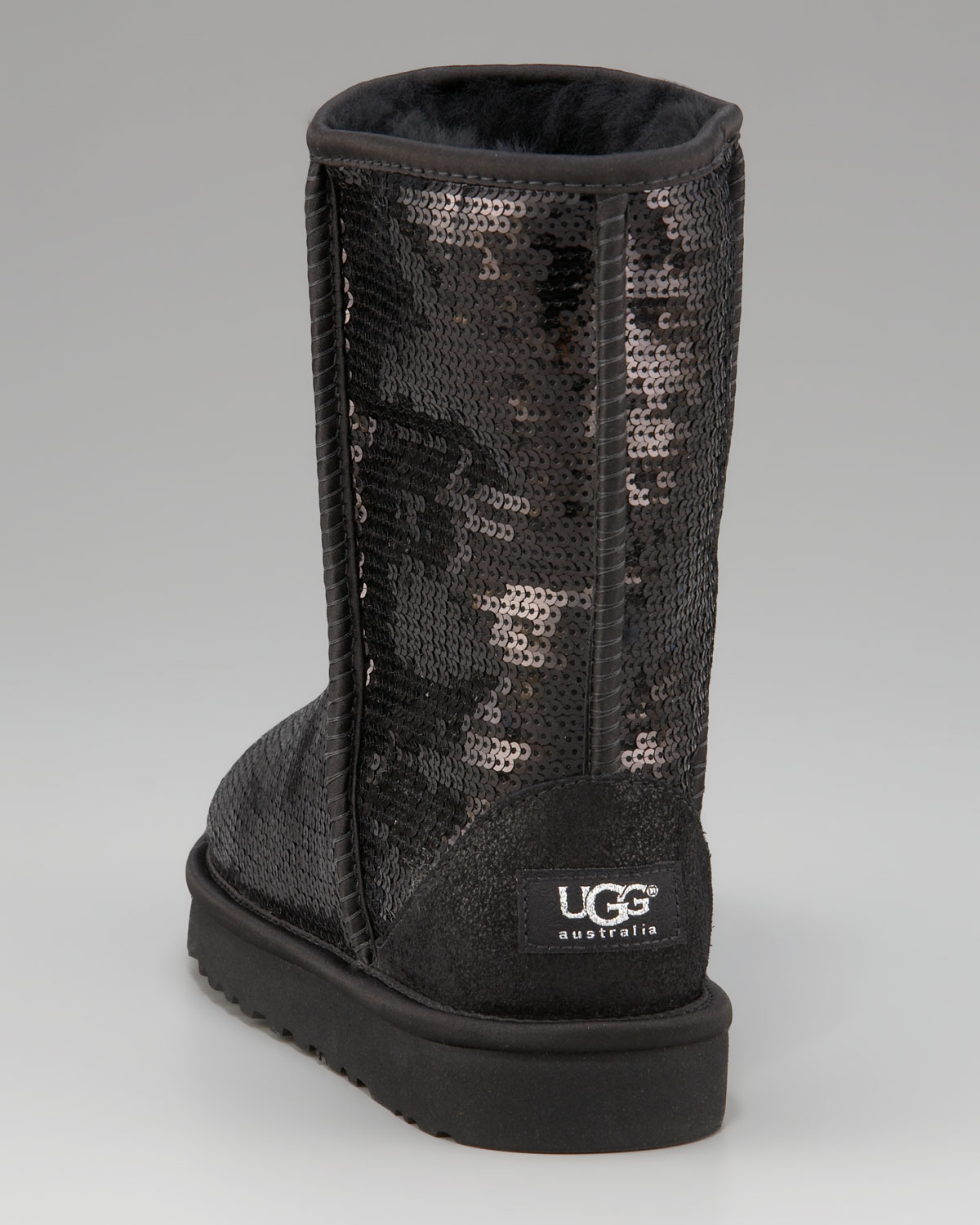 black ugg boots with glitter