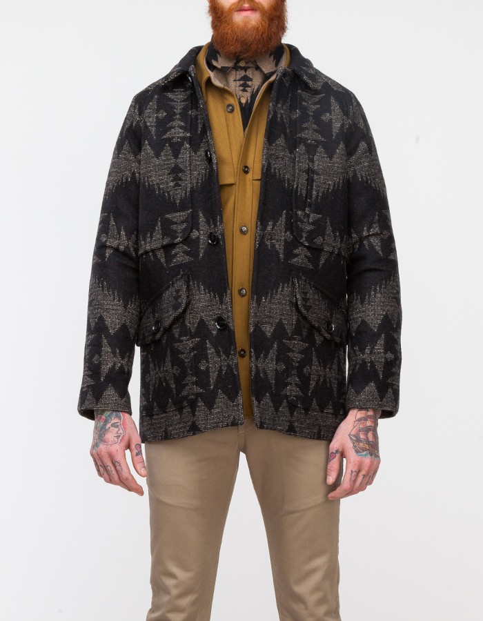 Pendleton Archive Coat in Black for Men Lyst