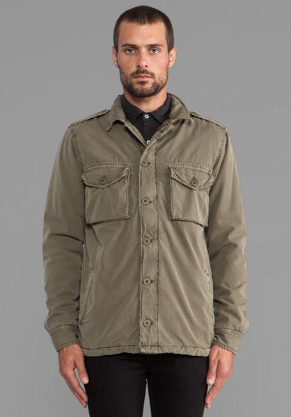 Hartford Army Jacket in Olive in Green for Men (Army Green) | Lyst