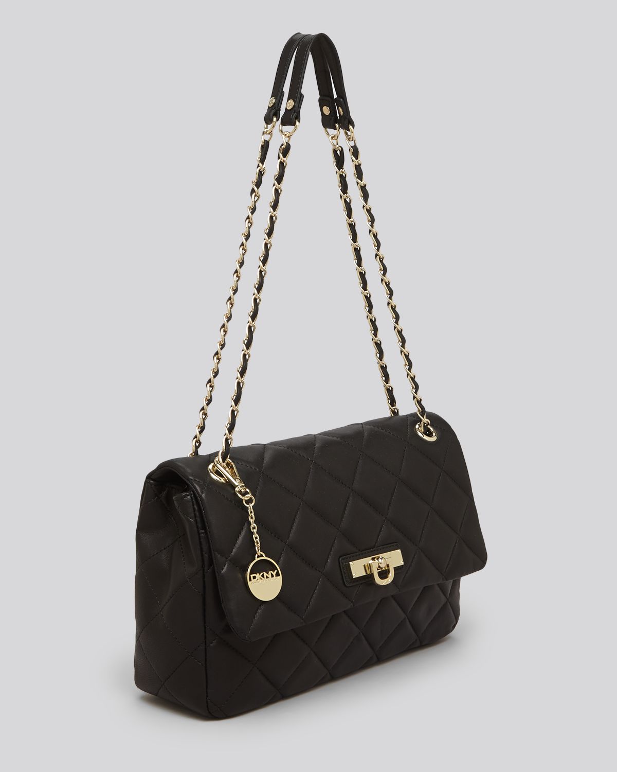 Lyst - DKNY Shoulder Bag Gansevoort Large Quilted Nappa in Black