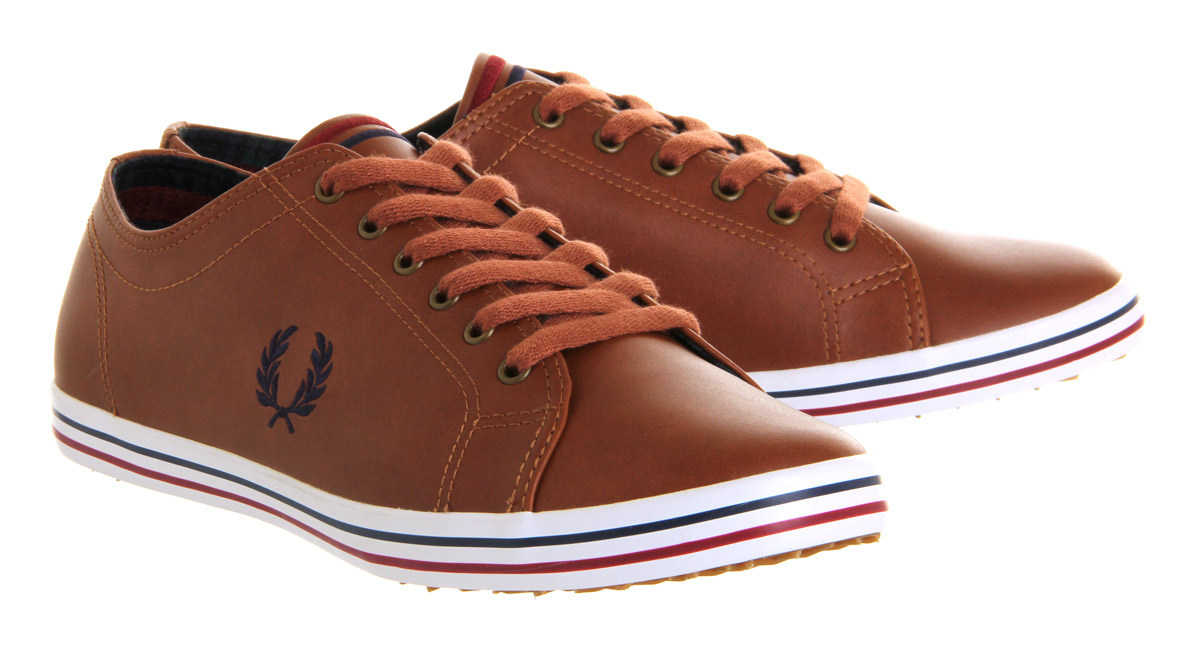fred perry brown shoes