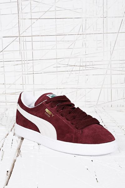 Puma Suede Classic Trainers in Burgundy in Red for Men (Wine) | Lyst