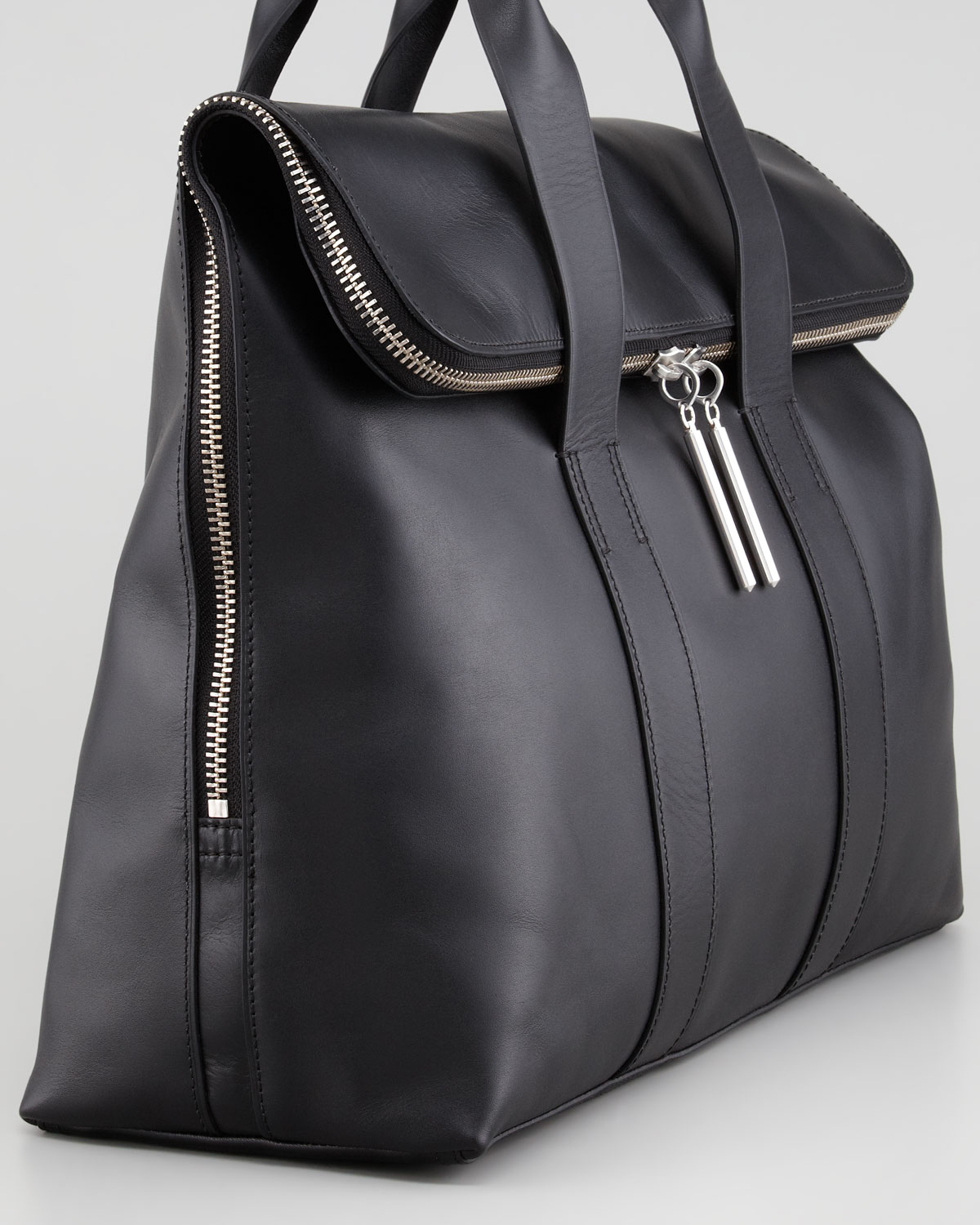 Lyst 3 1 Phillip Lim 31hour Foldover Tote Bag Black In Gallery