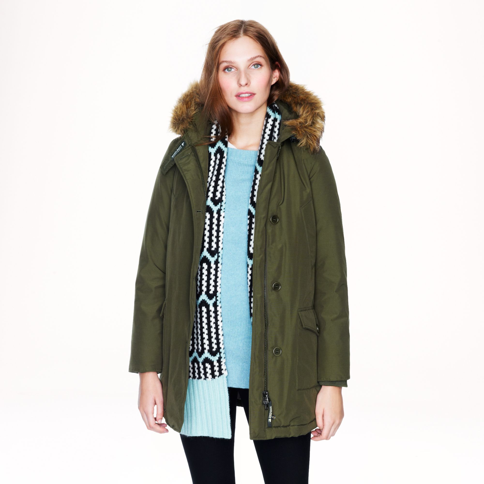 J.crew Woolrich John Rich Bros Arctic Parka in Green | Lyst