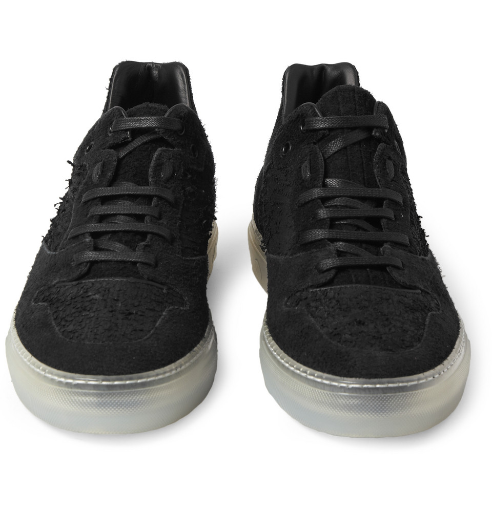 black suede balenciaga sneakers