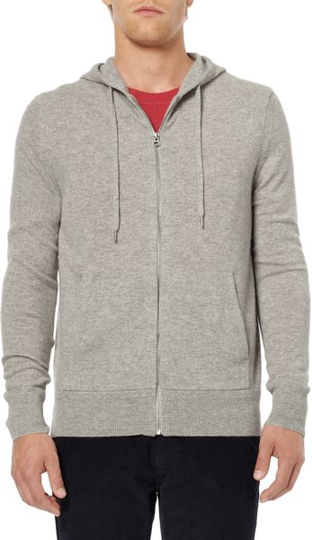 Burberry Brit Cashmere Hoodie in Gray for Men | Lyst