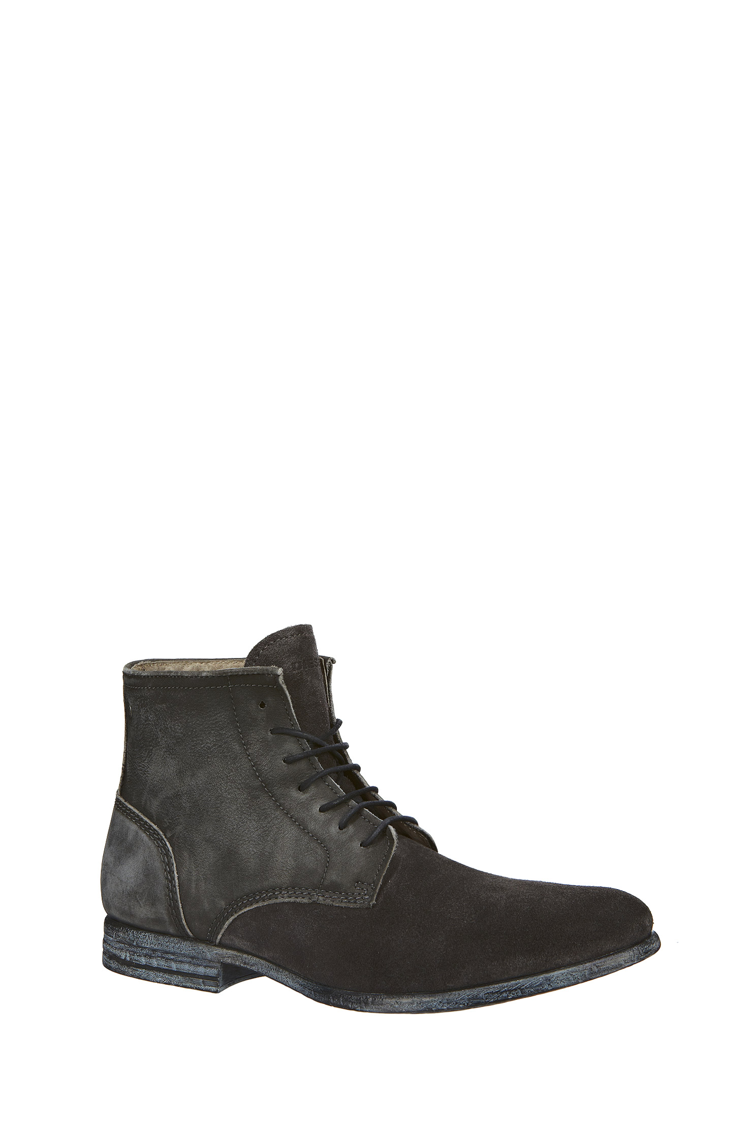 Diesel Boots Boa Vista Chrom Hi Shoes in Gray for Men | Lyst