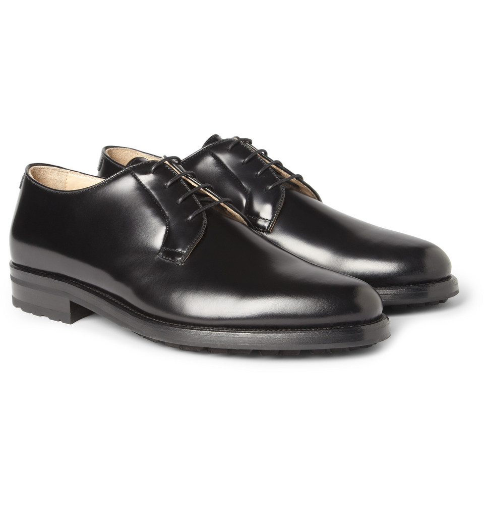 Mr. Hare Bernard Leather Derby Shoes in Black for Men | Lyst