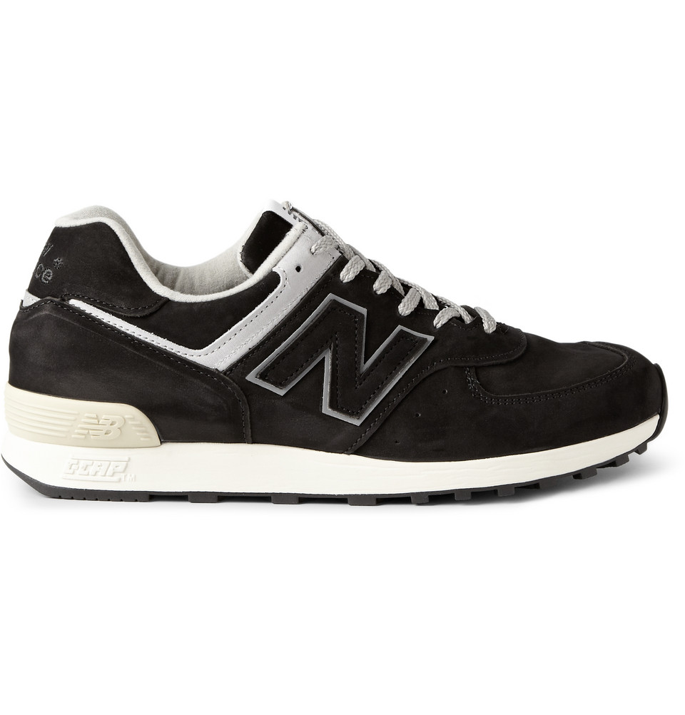 new balance 576 black leather