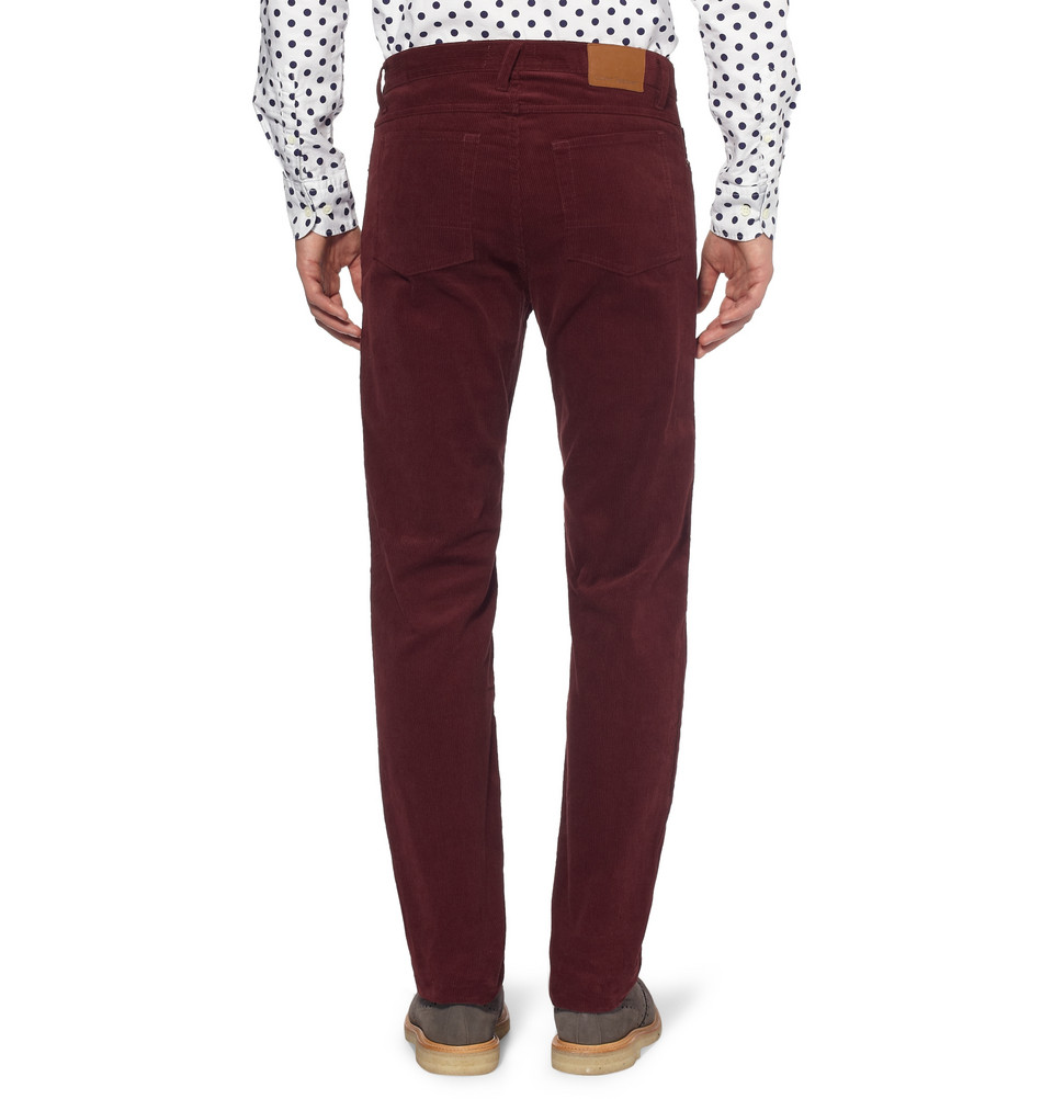 red corduroy trousers womens