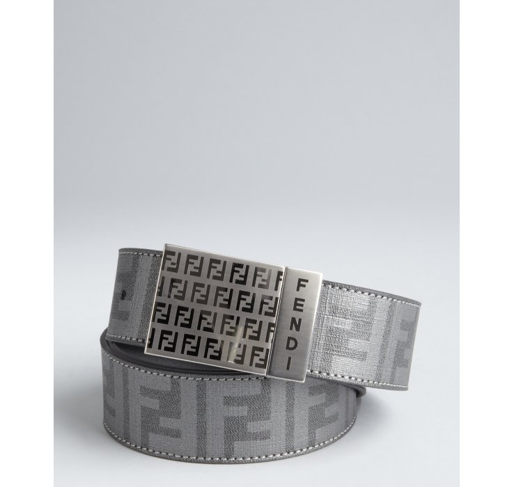 Fendi Reversible Belt in Gray for Men (grey) | Lyst