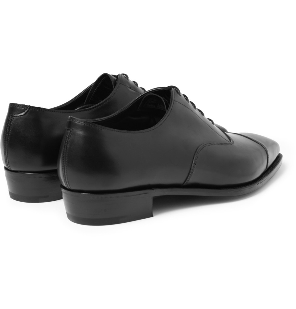cleverley Anthony Bodie Leather Oxford Shoes in