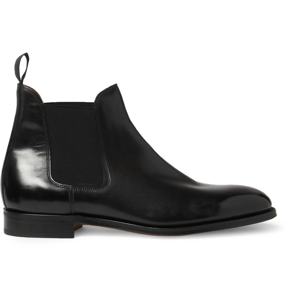 Lyst - John Lobb Chesland Leather Chelsea Boots in Black for Men