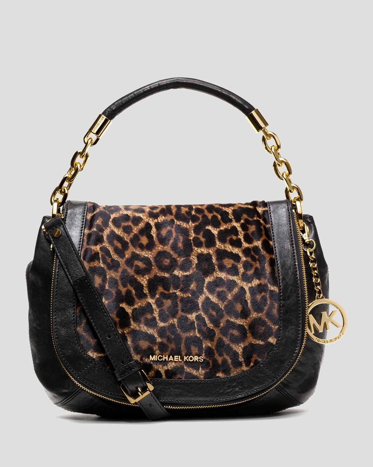 MICHAEL Michael Kors Shoulder Bag Stanthorpe Medium Cheetah Print ...