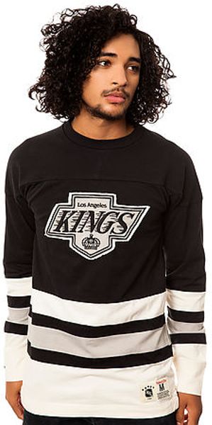 Mitchell & Ness The La Kings Line Change Long Sleeve in White for Men ...