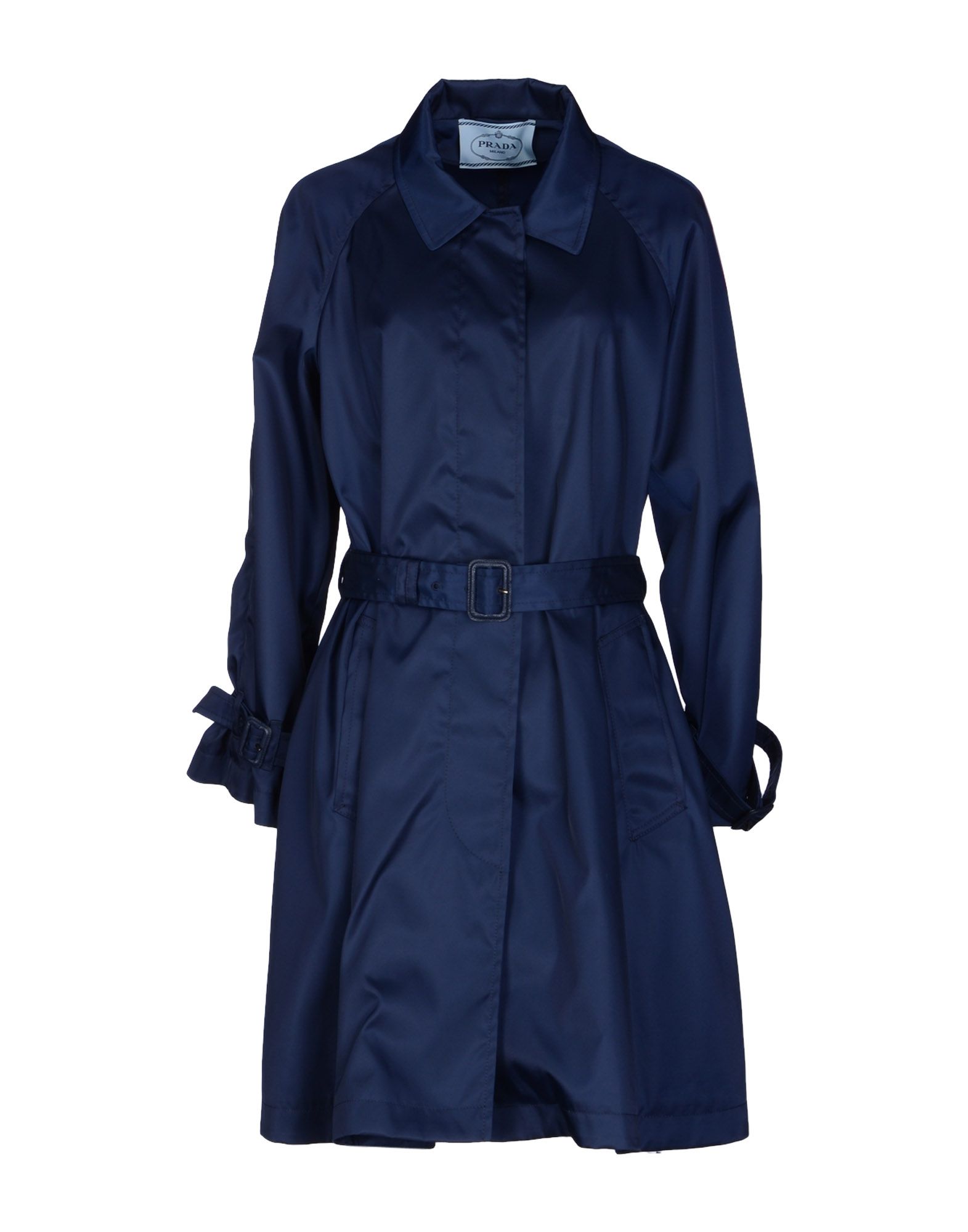 Prada Trench Coat in Blue (Dark blue) | Lyst