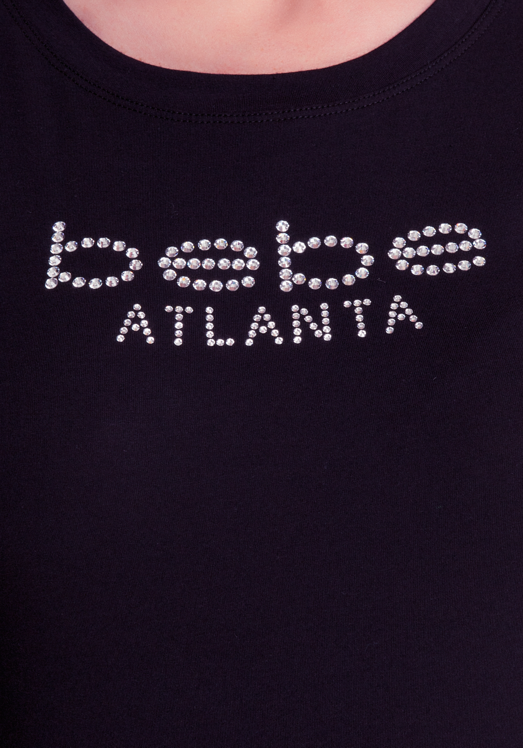 Bebe Logo Basic Atlanta Tee in Black | Lyst