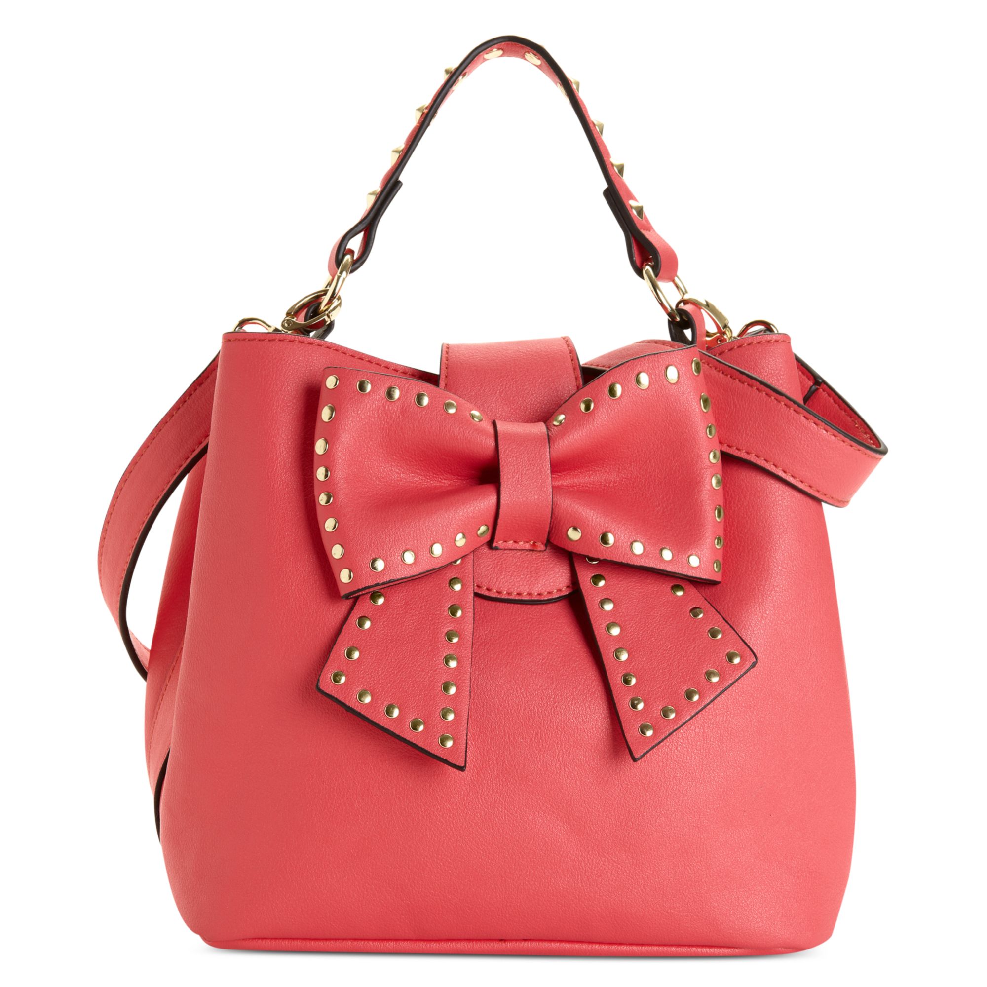 Betsey Johnson Hopeless Romantic Bucket Bag in Red (Raspberry) | Lyst