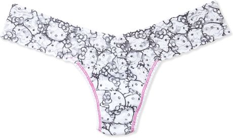 Hanky Panky Lowrise Hello Kitty Thong in Multicolor (null) | Lyst