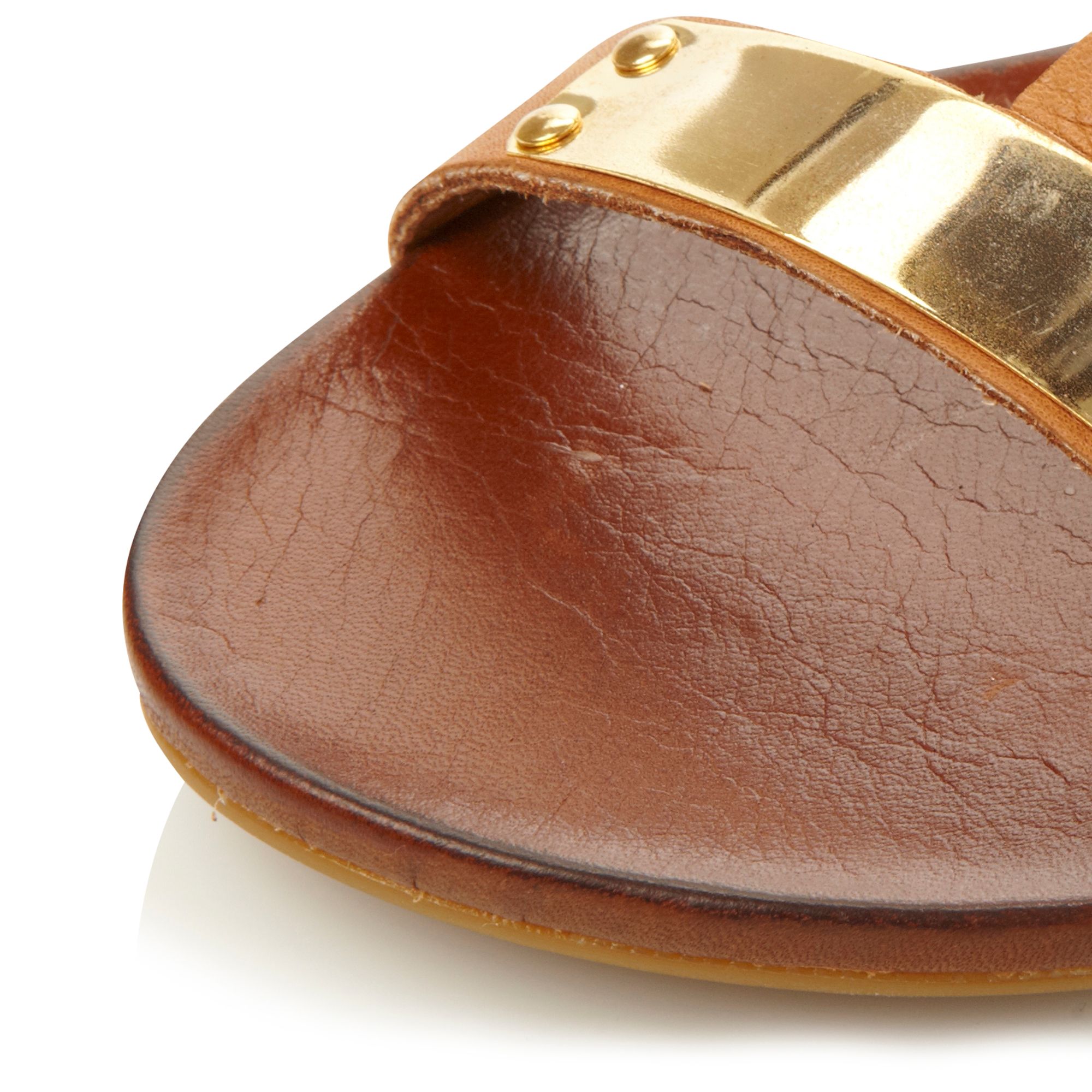 dune tan sandals