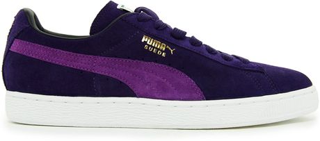 Puma Suede Sneakers in Purple for Men | Lyst