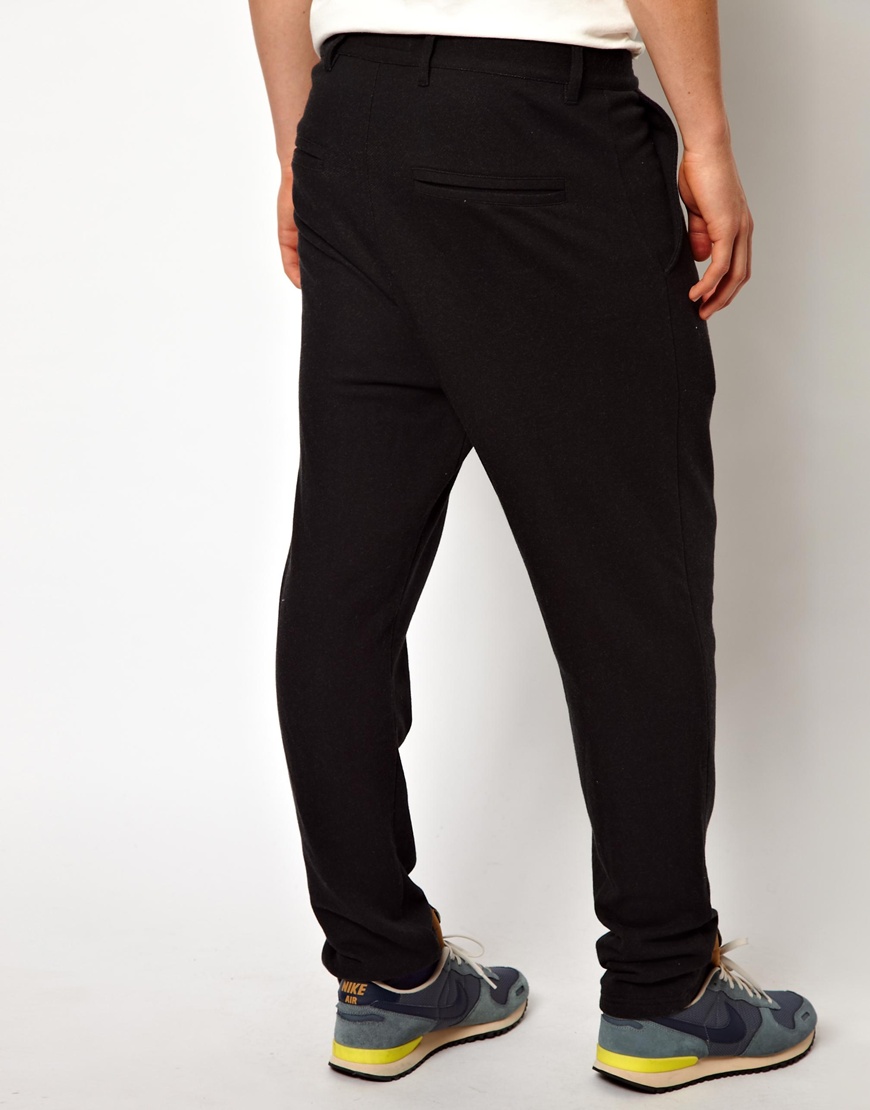 drop crotch sweatpants mens