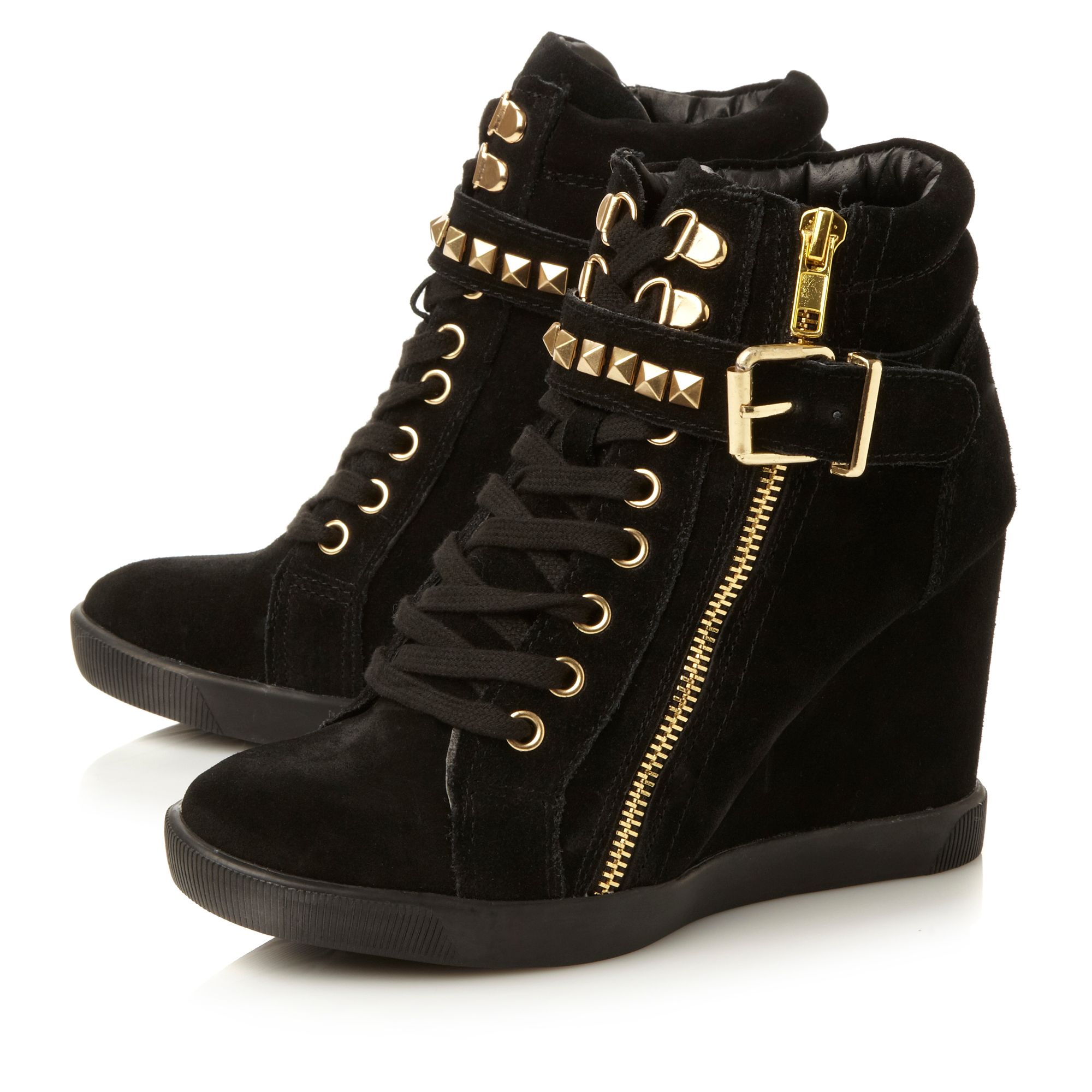 Steve madden gusty wedge sneaker online