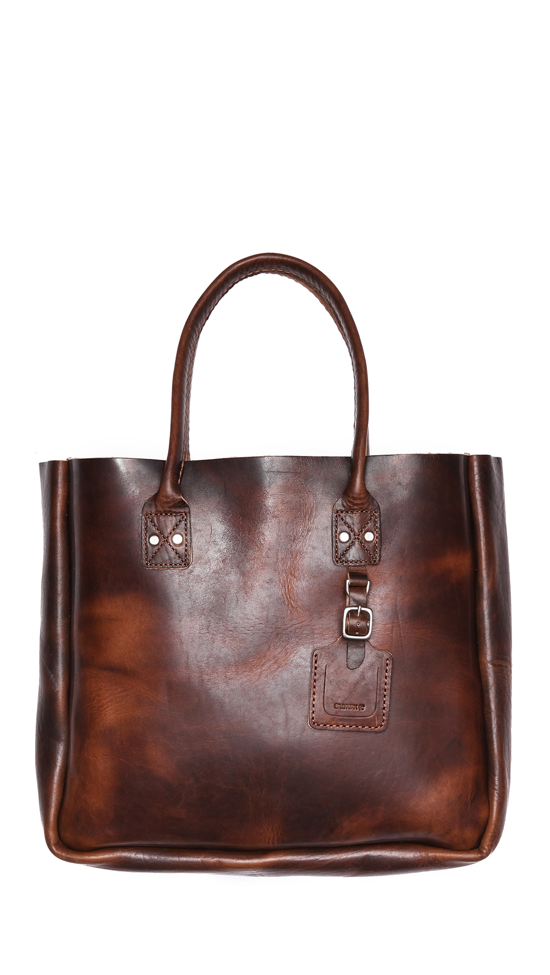 Lyst - Billykirk Leather Tote in Brown for Men