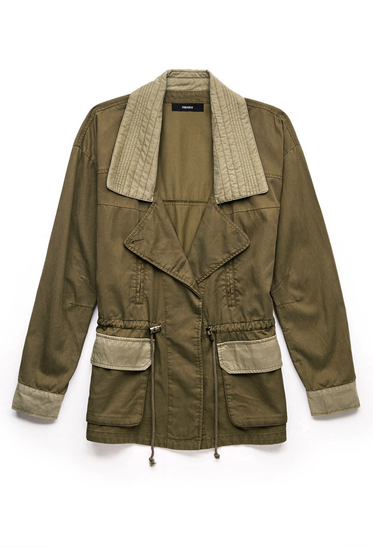 Forever 21 Must-Have Utility Jacket in Green (Olive/avocado) | Lyst