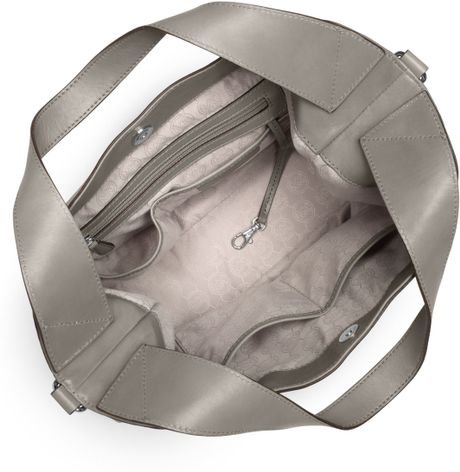 Michael Kors Michael Large Devon Shoulder Tote in Gray (PEARL GREY) | Lyst