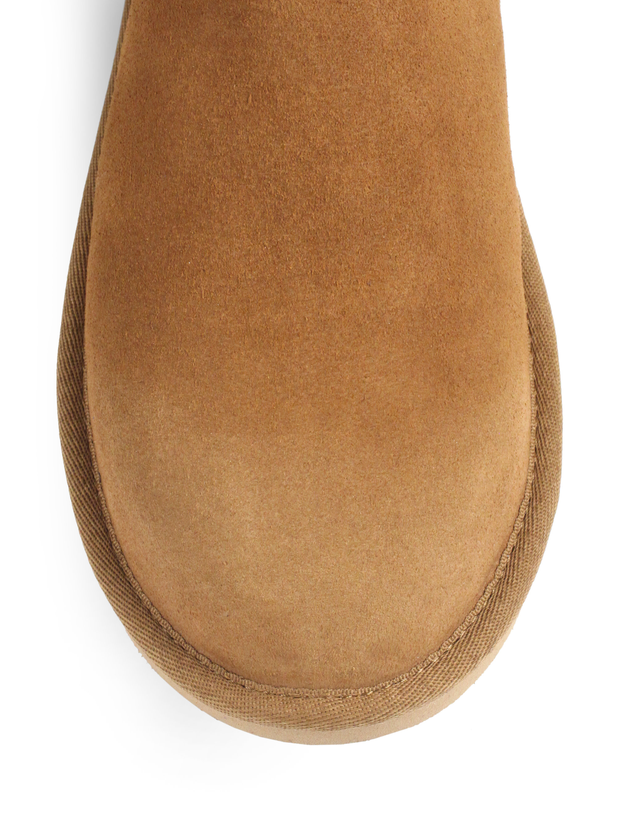 Lyst - Ugg Genevieve Bowtrimmed Suede Boots in Brown
