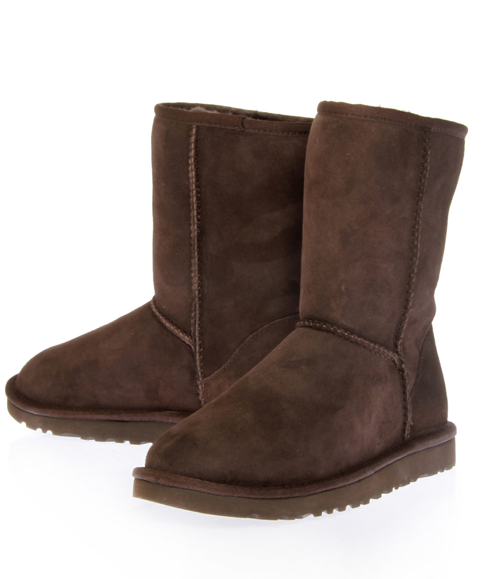 Lyst - Ugg Chocolate Classic Short Sheepskin Boots in Brown